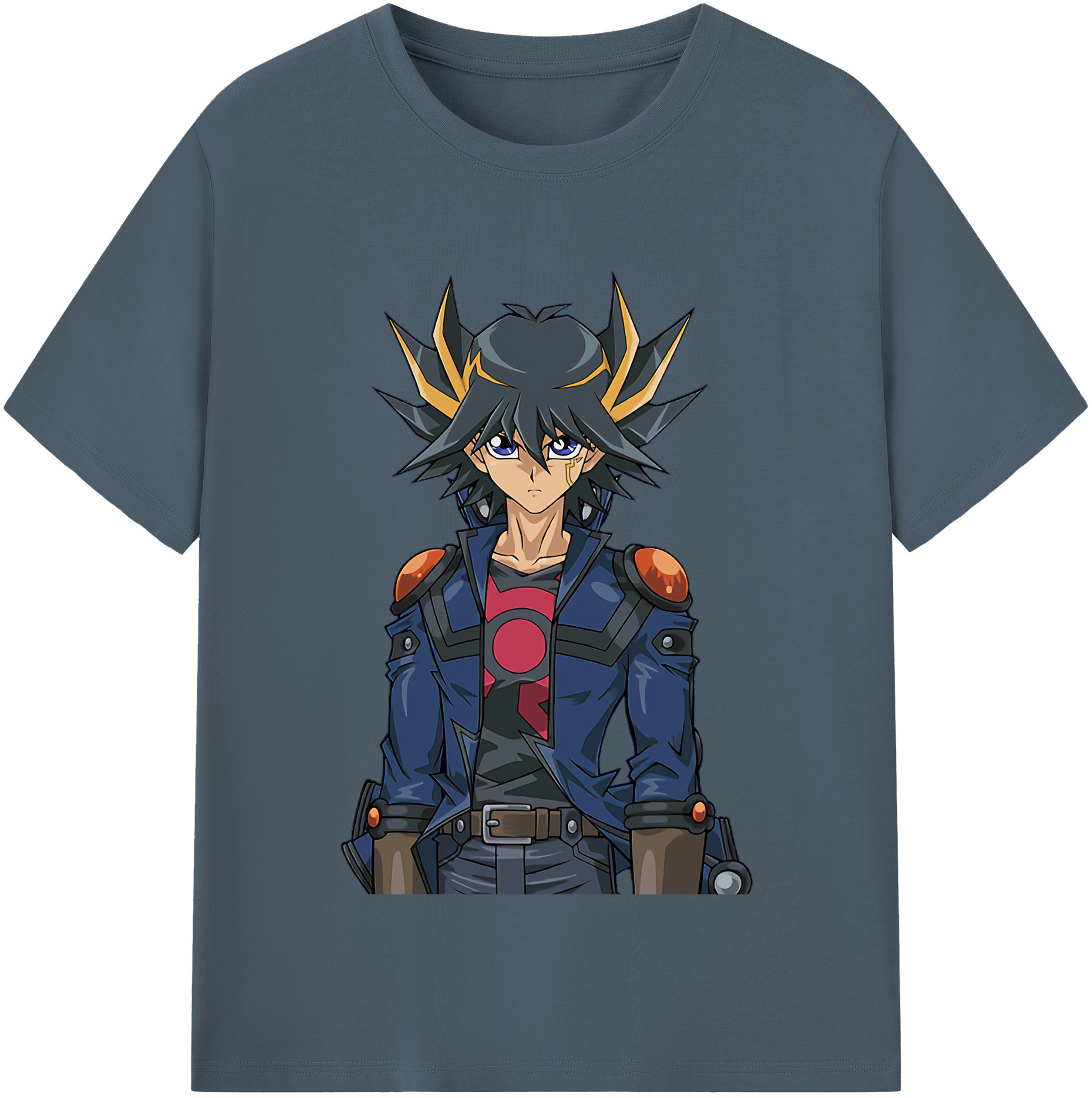 （画像用） 遊☆戯☆王 Yu-Gi-Oh! 綿100％半袖Tシャツ（フロントプリント）